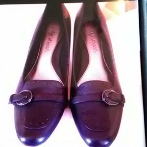 Easy street vegan black pumps heels shoes